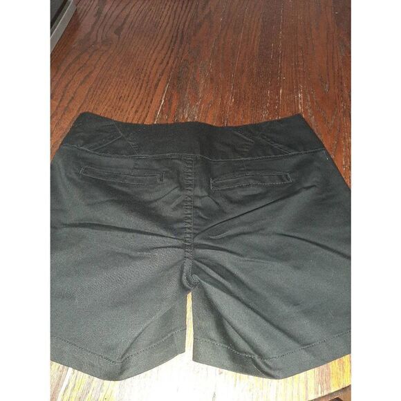 Juniors Jr Size 1 Copper Key Black Low Rise Short Shorts with Pockets - Picture 4 of 4